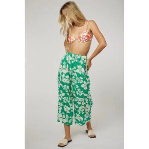 O’Neill Cropped Pants Miriam Oasis Kelly Green/ White Floral Medium